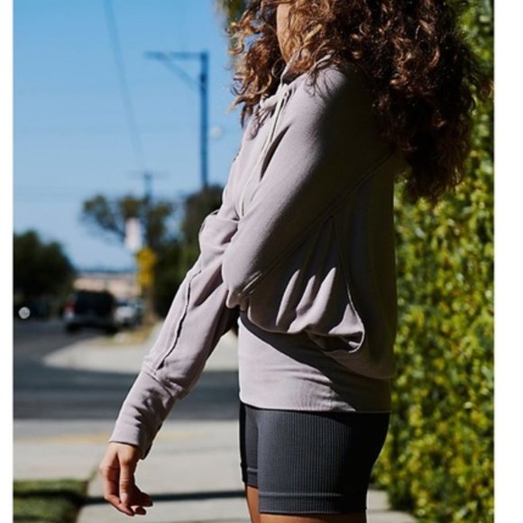 NWT Free People Ready Go Mocha Dolman Hoodie XS - Picture 2 of 5